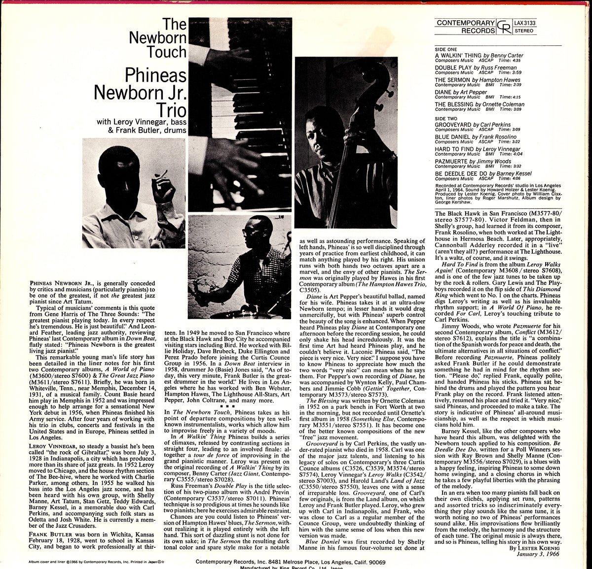 Mal Waldron Trio - Blood And Guts Vinyl LP | FR Futura Pressing | 1970 Kopie