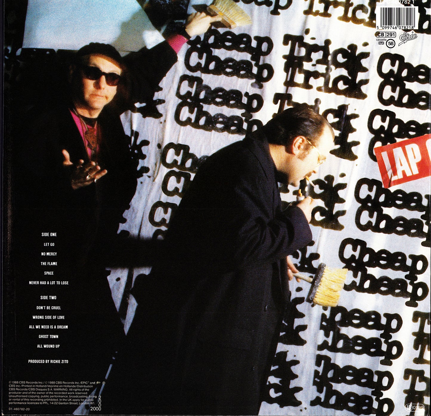 Cheap Trick ‎- Lap Of Luxury Vinyl LP Kopie