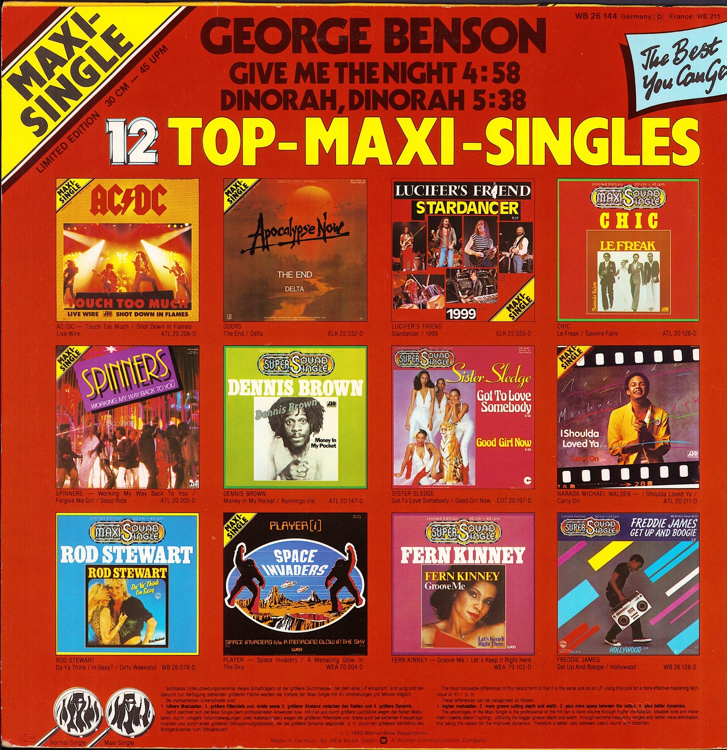 George Benson – Give Me The Night Vinyl 12" Limited Edition