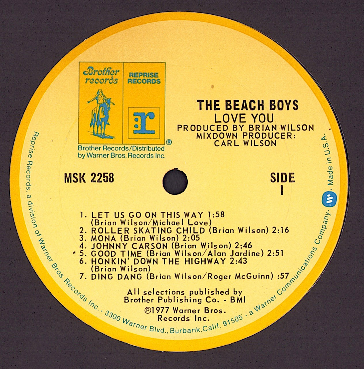 The Beach Boys – Love You Vinyl LP