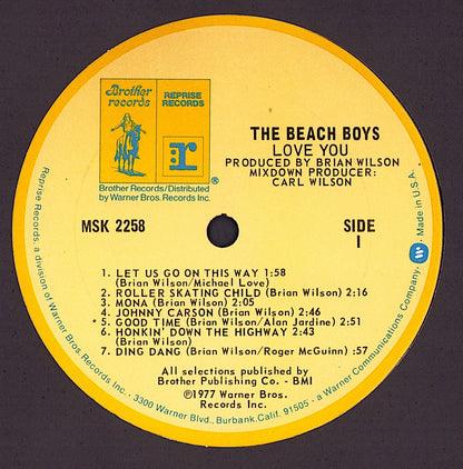 The Beach Boys – Love You Vinyl LP