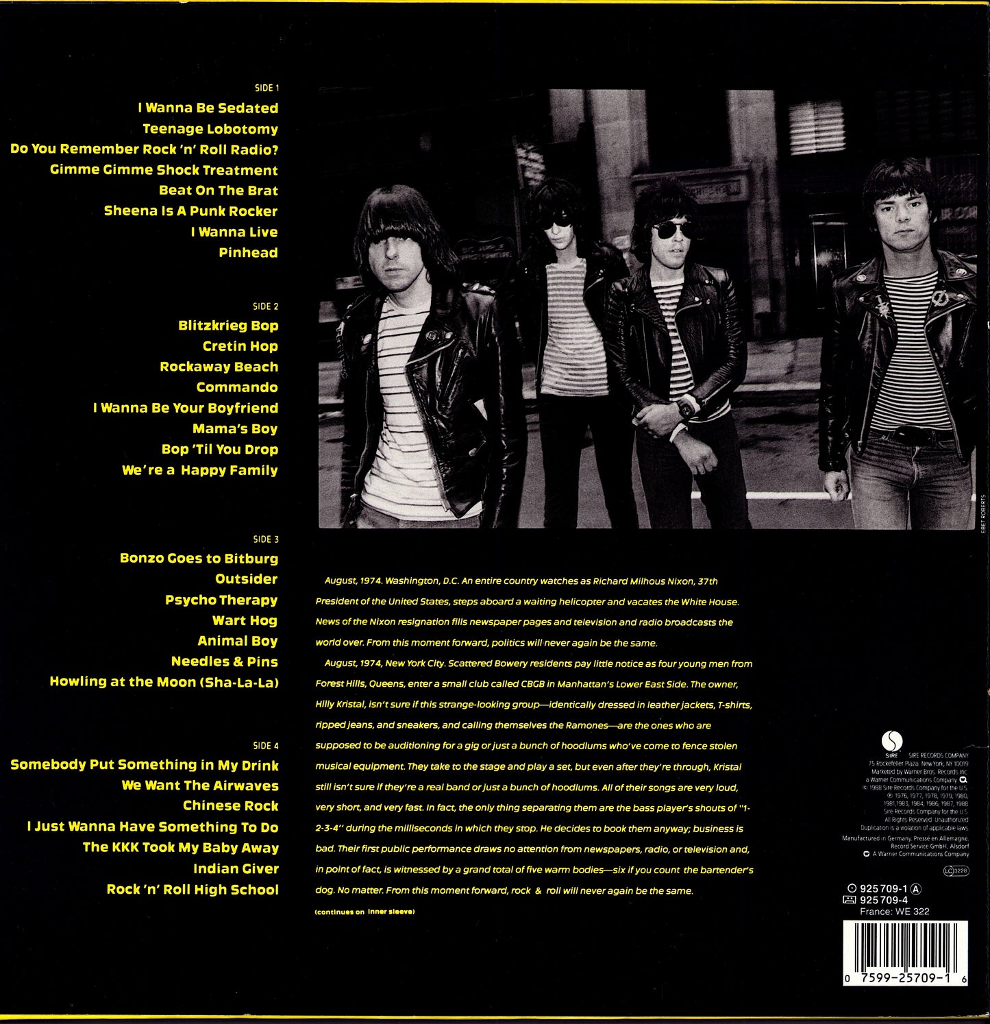 Ramones - Ramones Mania Vinyl 2LP | EU Original | 1988
