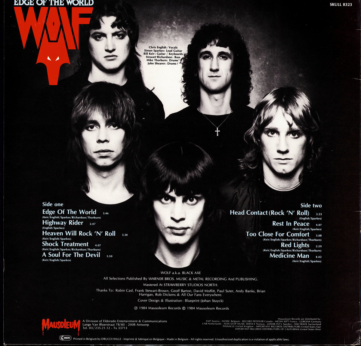 Killer - Shock Waves Vinyl LP | BE Original | 1984 Kopie