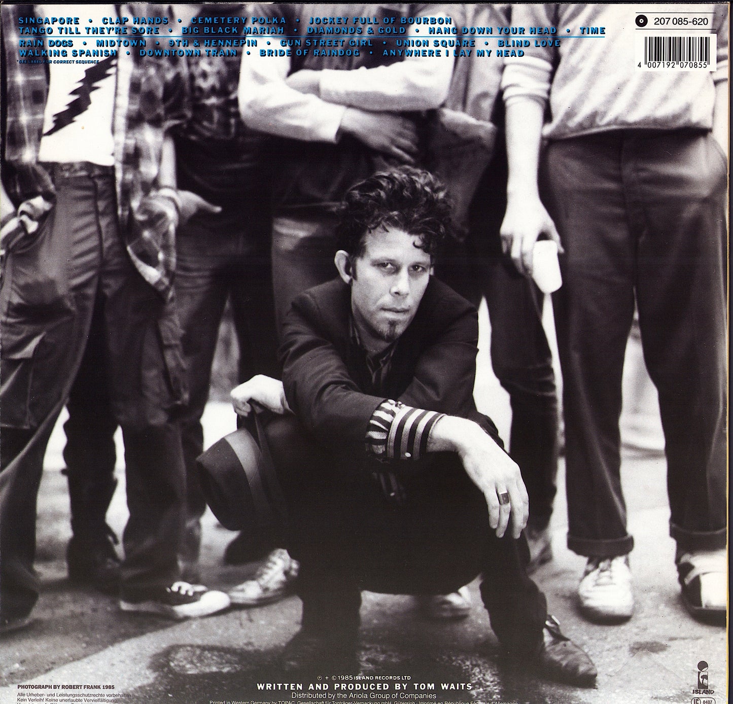 Tom Waits ‎- Rain Dogs Vinyl LP