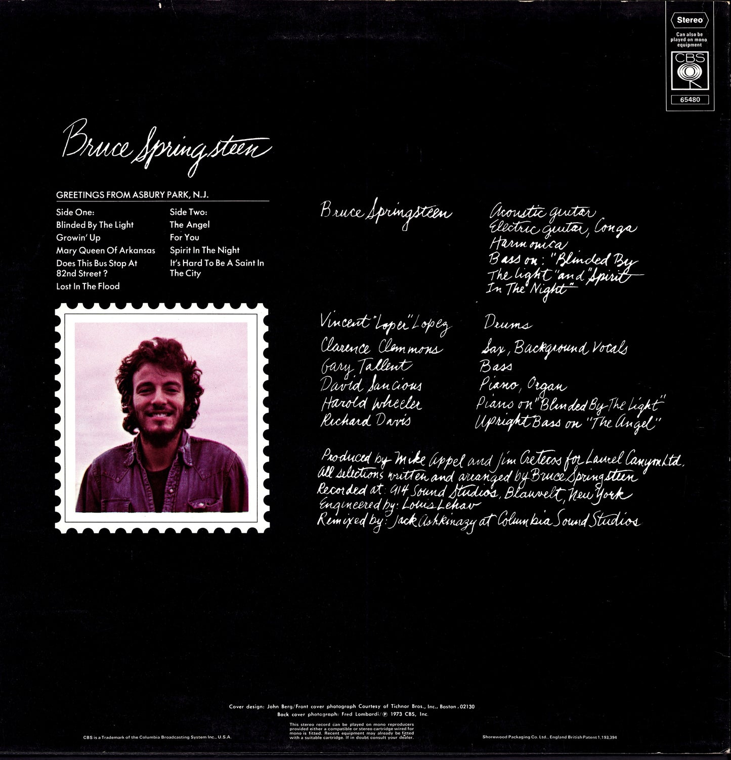 Bruce Springsteen - Darkness On The Edge Of Town Vinyl LP | EU Reissue | Nice Price Kopie