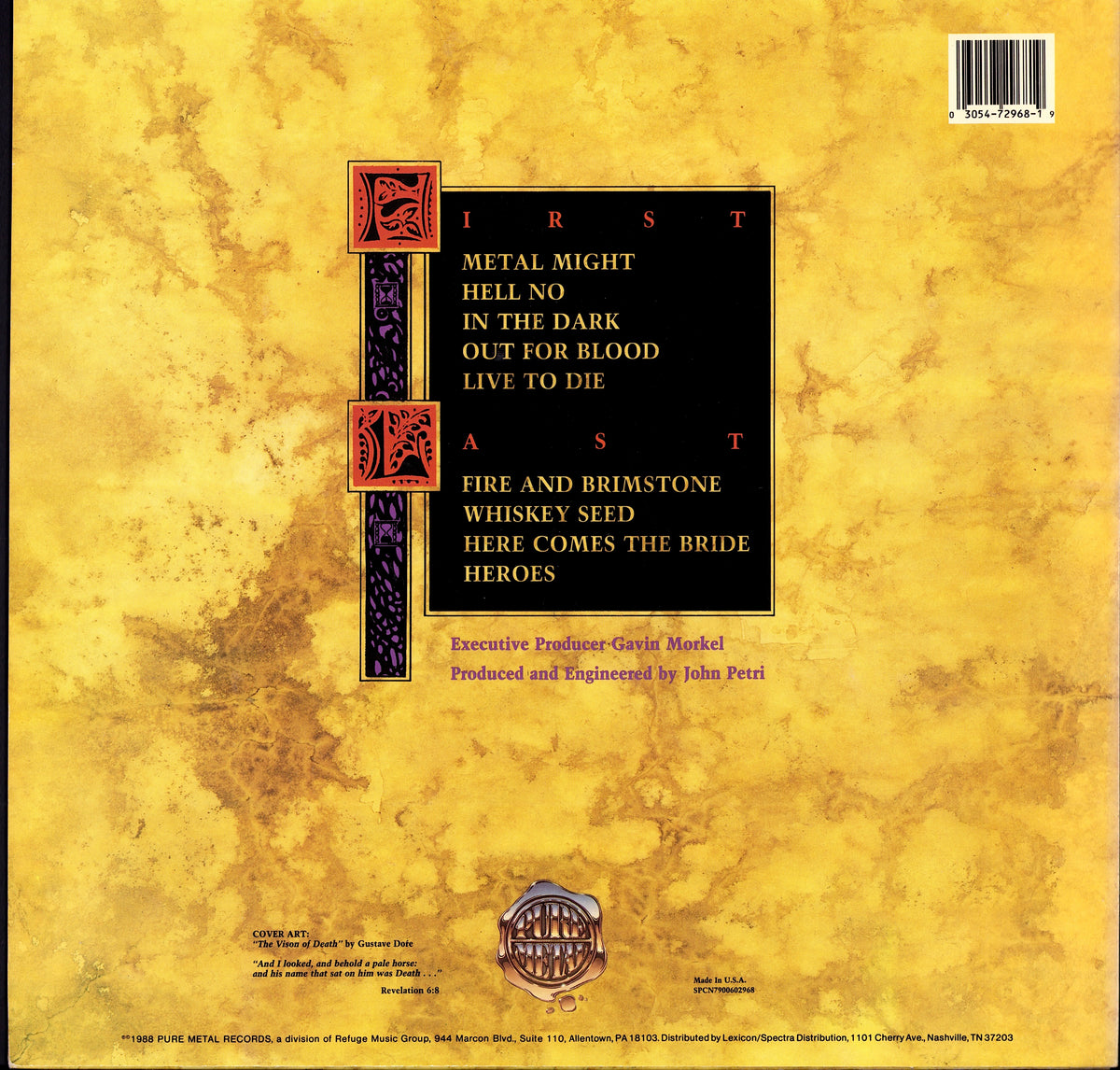 Wolf - Edge Of The World Vinyl LP | US, CA & EU Original | 1984 Kopie Kopie Kopie Kopie Kopie