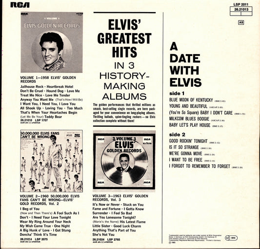 Elvis Presley - A Date With Elvis (Vinyl LP | DE Reissue)