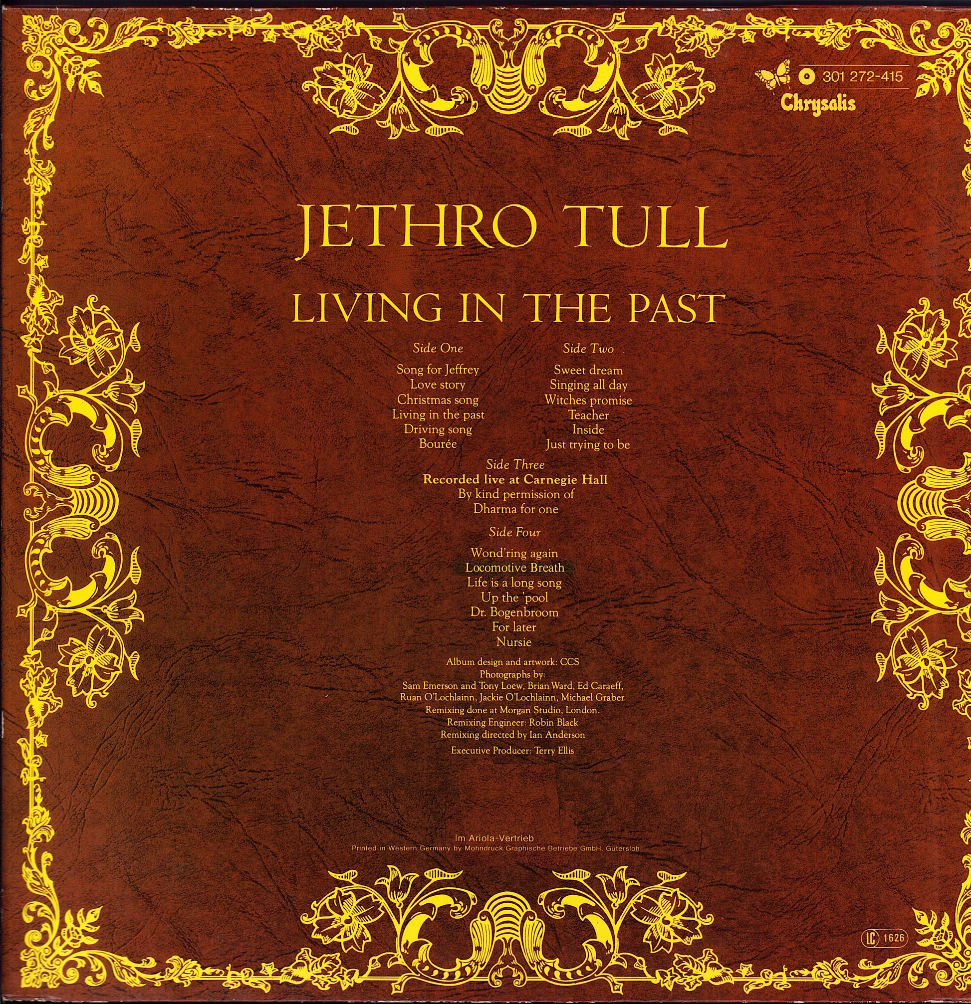 Jethro Tull - Living In The Past