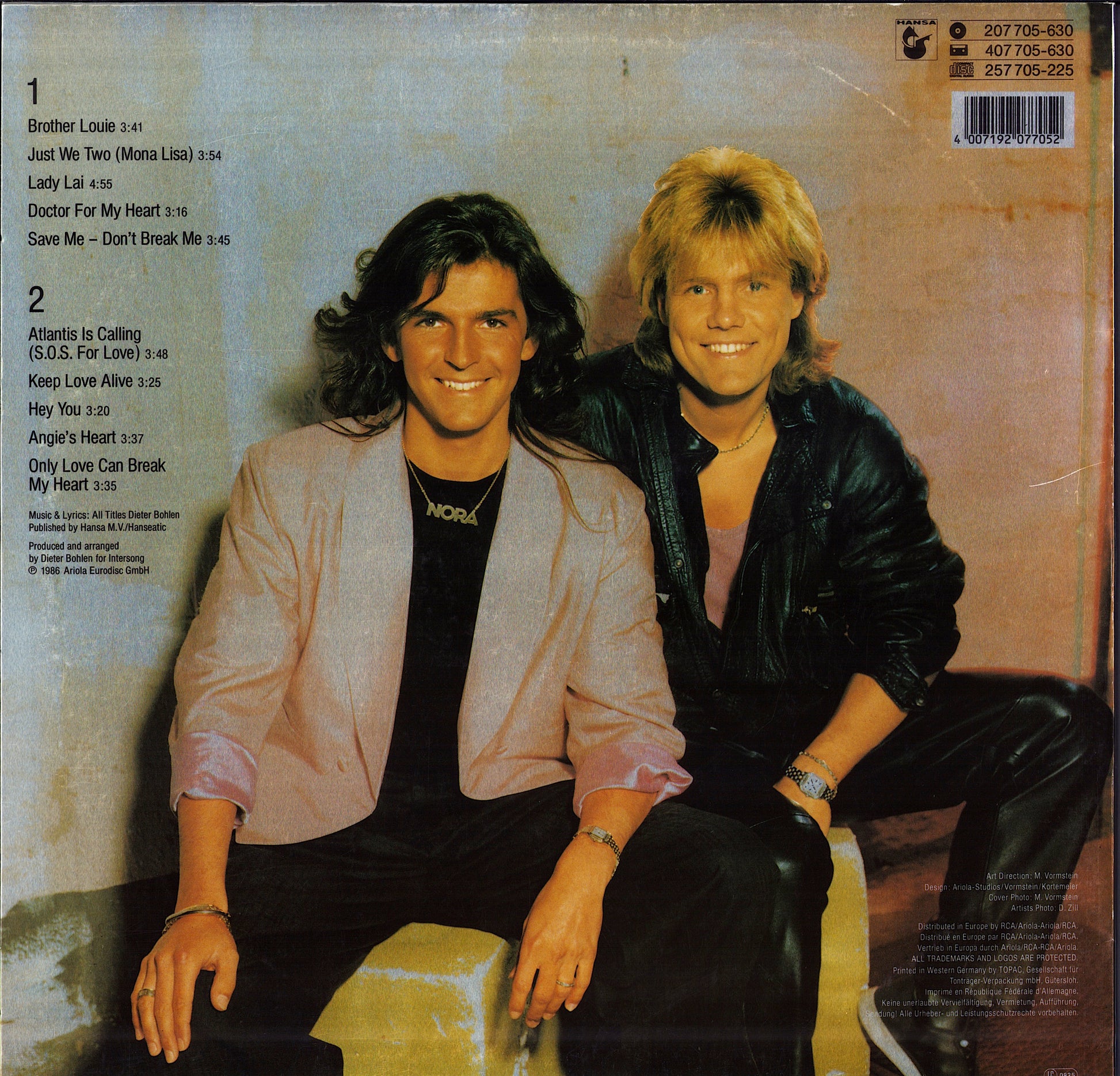 Modern Talking ‎- Ready For Romance - The 3rd Album