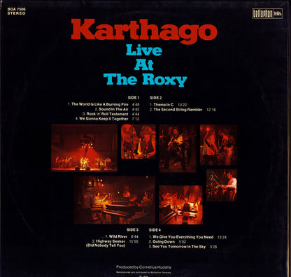 Karthago – Live At The Roxy Vinyl 2LP