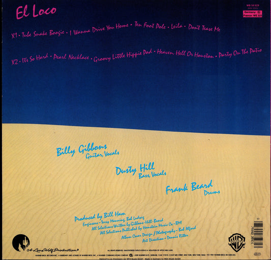 ZZ Top – Tres Hombres Vinyl LP | EU Reissue | Original 1973 Kopie