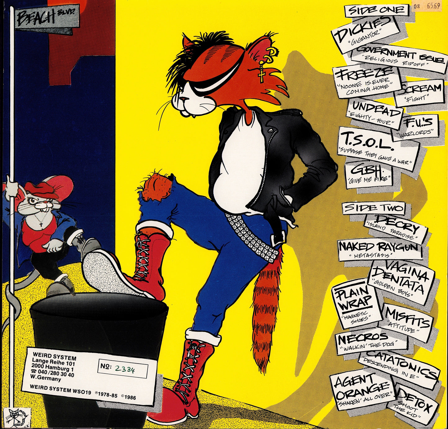 Toy Dolls – Bare Faced Cheek Vinyl LP | UK Original | 1987 Kopie Kopie