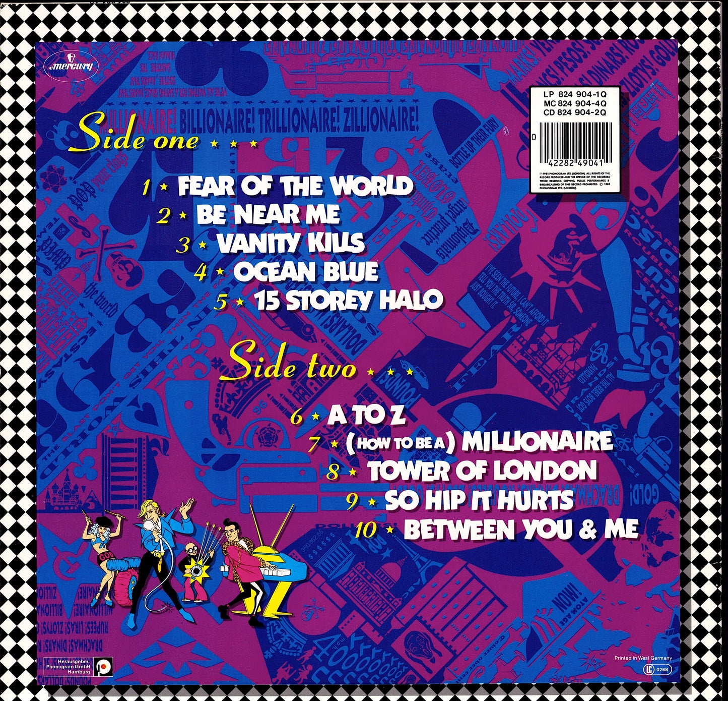 ABC – How To Be A Zillionaire (Vinyl LP | DE Original | Blue Labels | 1985)