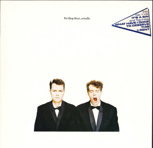 Pet Shop Boys ‎- Actually Vinyl LP