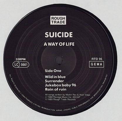 Suicide ‎- A Way Of Life (Vinyl LP)