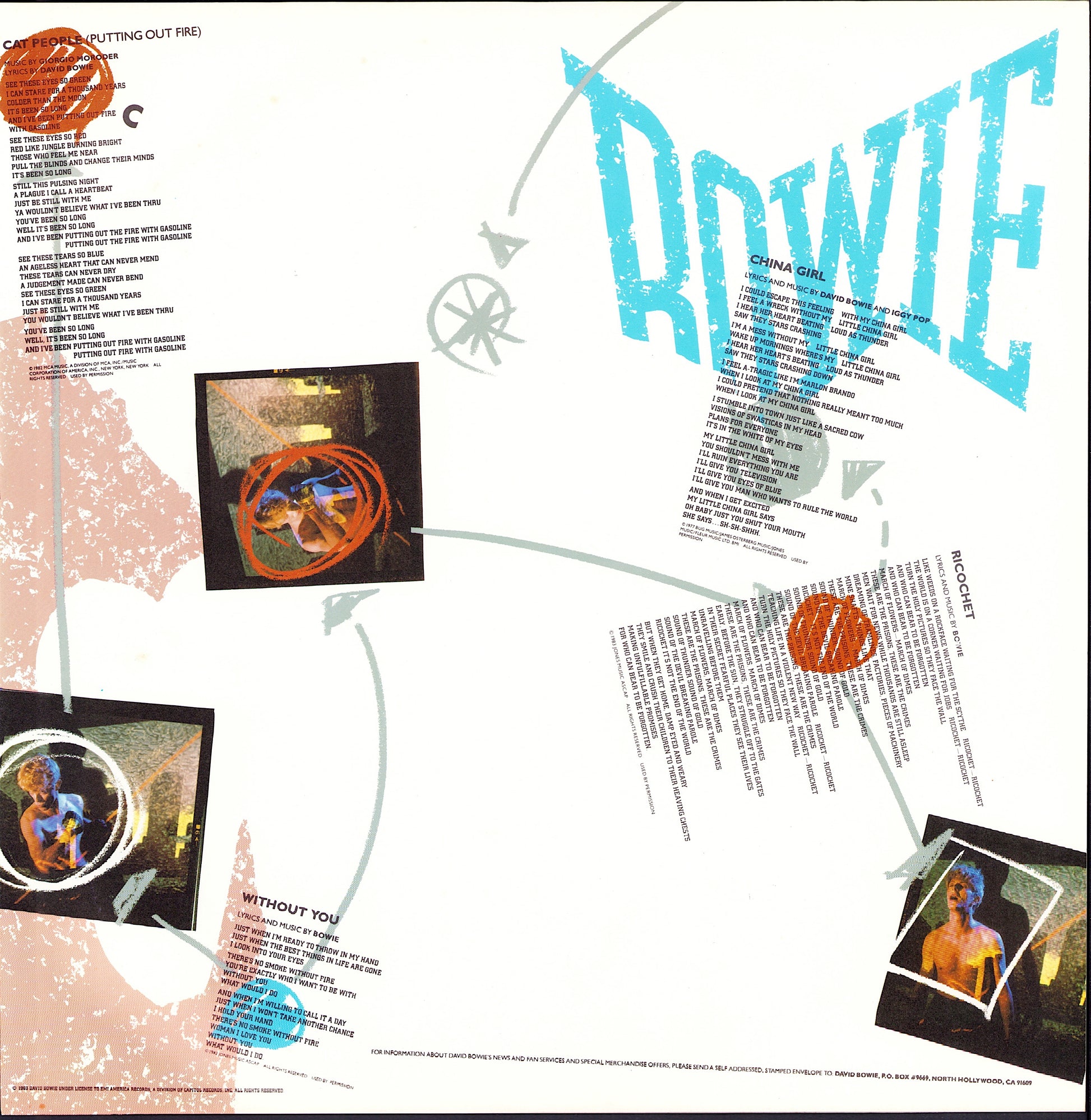 David Bowie ‎- Let's Dance Vinyl LP