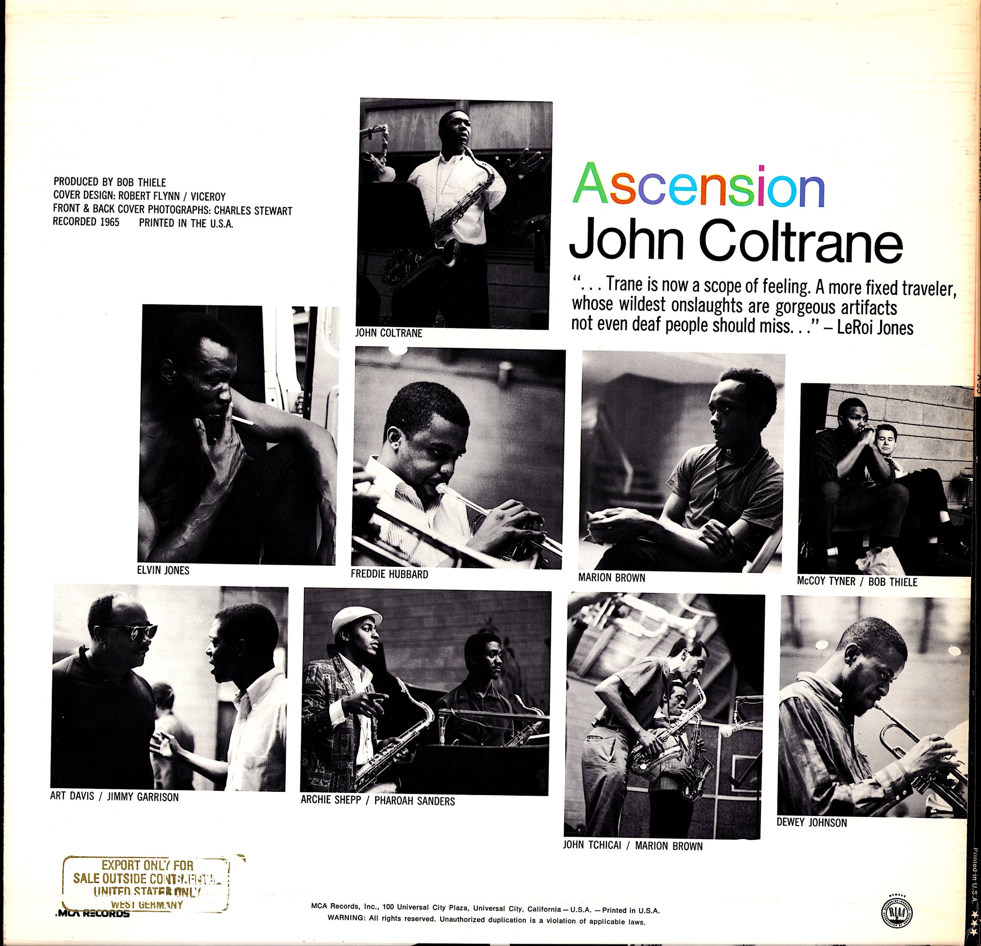 John Coltrane – Ascension Edition II Vinyl LP