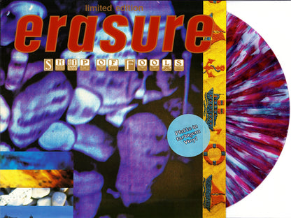 Erasure – Ship Of Fools Marbled Red/Blue/White Vinyl 12" Limited Edition