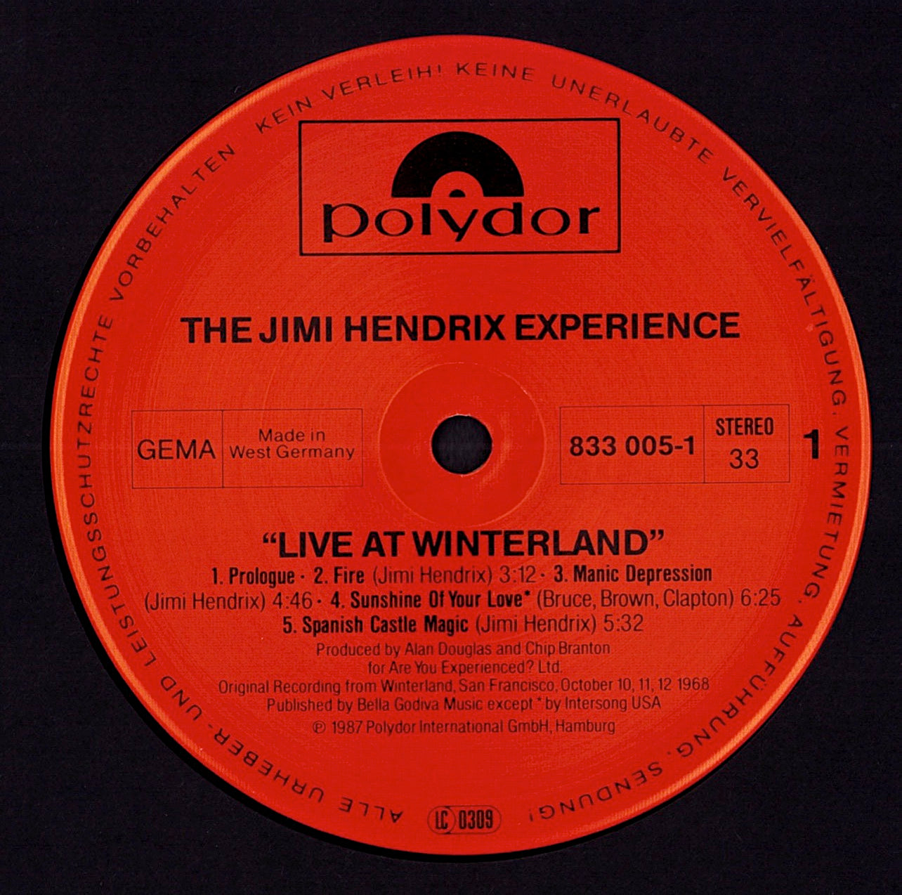 Jimi Hendrix – Sound Track Recordings From The Film "Jimi Hendrix" Vinyl 2LP | DE Reissue | 1980 Kopie Kopie