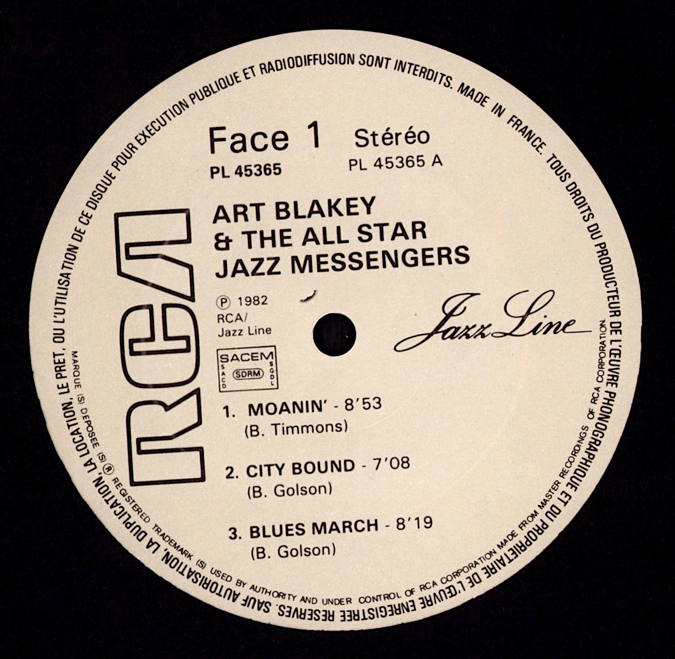 Art Blakey & The All Star Jazz Messengers – Art Blakey & The All Star Jazz Messengers Vinyl LP