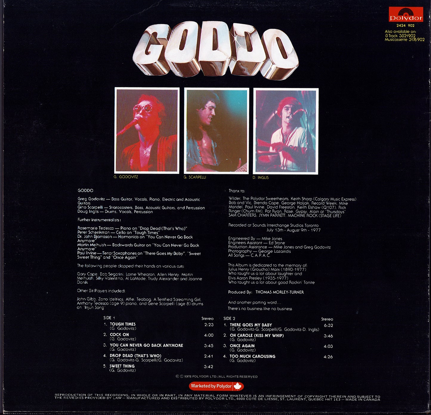 Goddo – Who Cares Vinyl LP