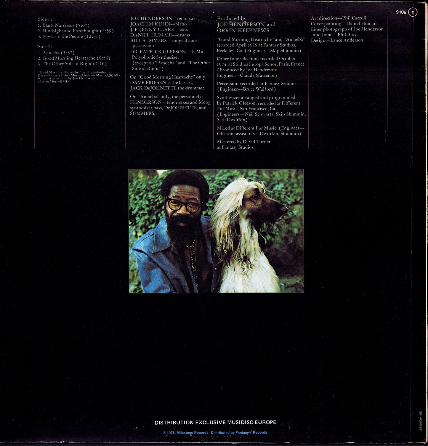 Joe Henderson – Black Narcissus Vinyl LP