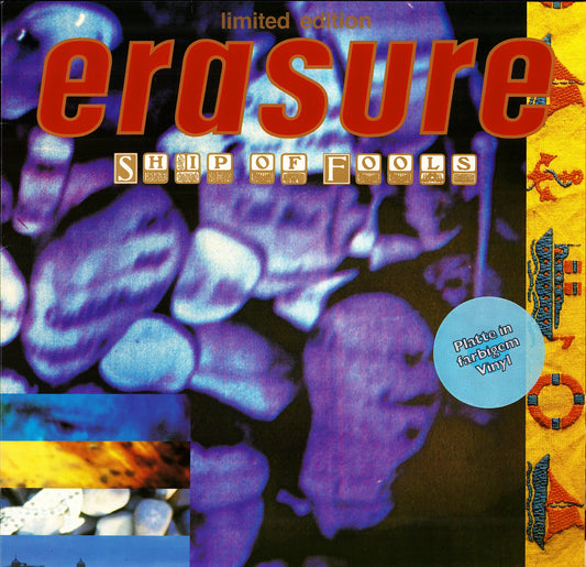 Erasure – Ship Of Fools Marbled Red/Blue/White Vinyl 12" Limited Edition