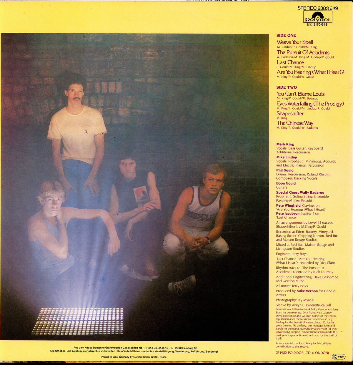 Level 42 - World Machine Vinyl LP | Original German Pressing | 1985 Kopie
