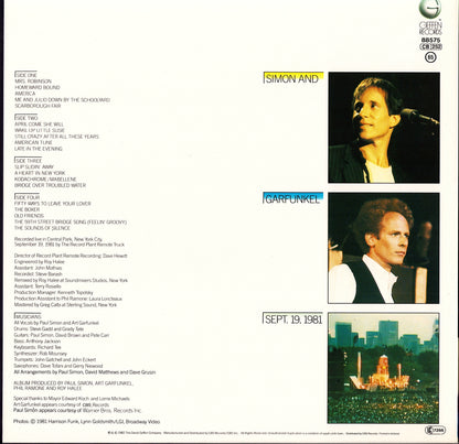 Simon & Garfunkel - The Concert In Central Park Vinyl 2LP