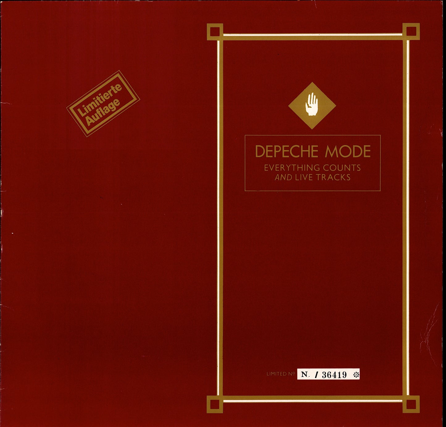 Depeche Mode - Everything Counts And Live Tracks Vinyl 12" | DE Original | 1983