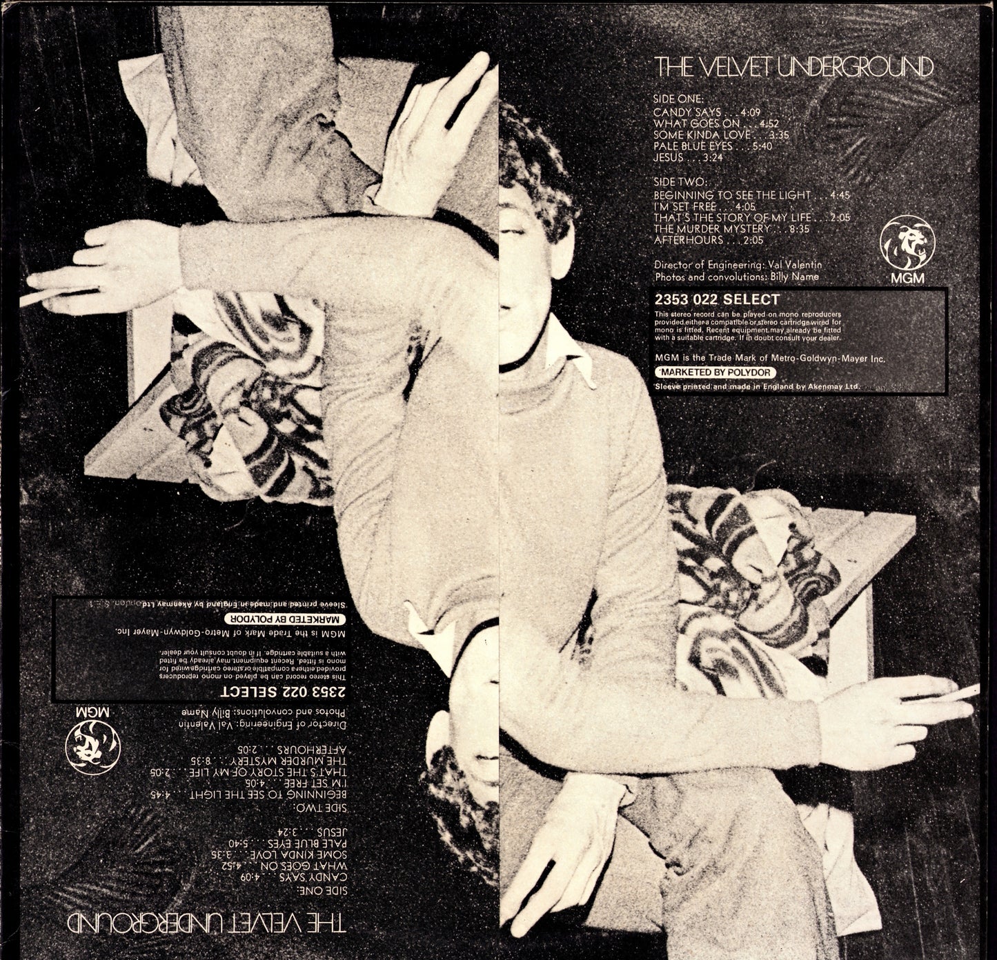 The Velvet Underground & Nico – The Velvet Underground & Nico Vinyl LP, DE Reissue Kopie