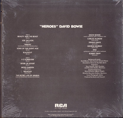 David Bowie ‎- "Heroes" Vinyl LP US