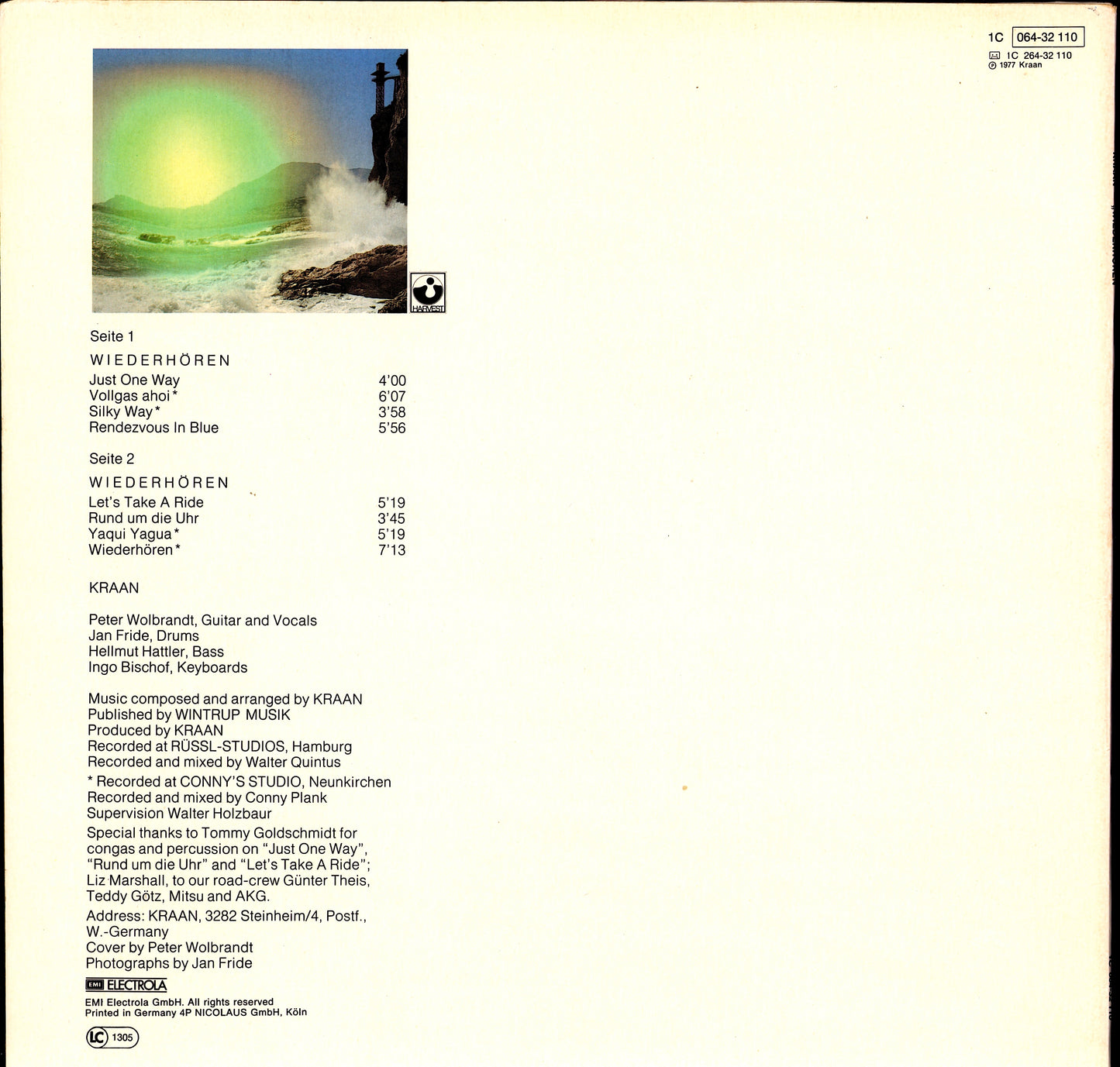 Kraan - Flyday Vinyl LP | DE Original | 1978 Kopie