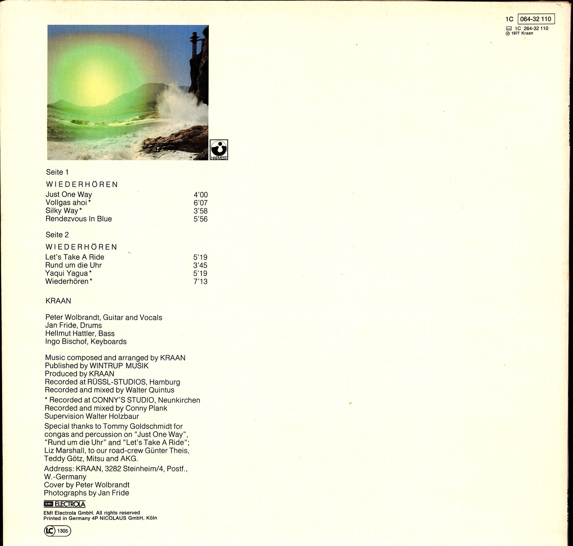 Kraan - Flyday Vinyl LP | DE Original | 1978 Kopie