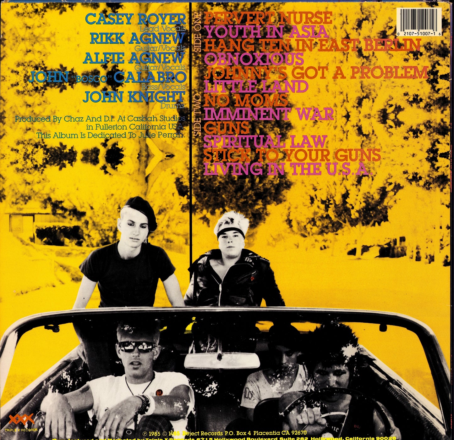 D.I. - Horse Bites, Dog Cries (Vinyl LP | US Reissue | 1989)