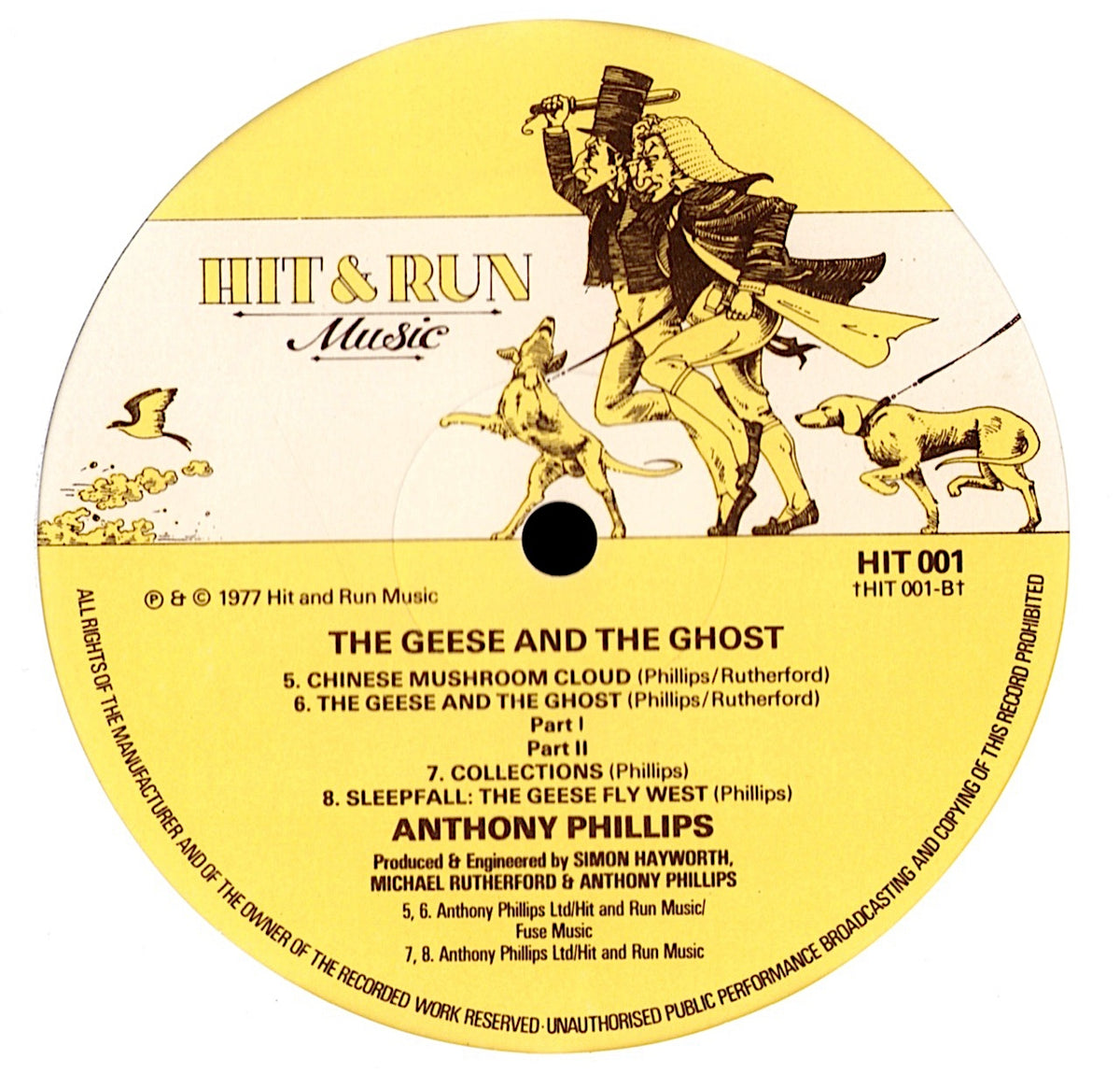 Anthony Phillips - The Geese & The Ghost Vinyl LP | UK Original | 1977 Kopie