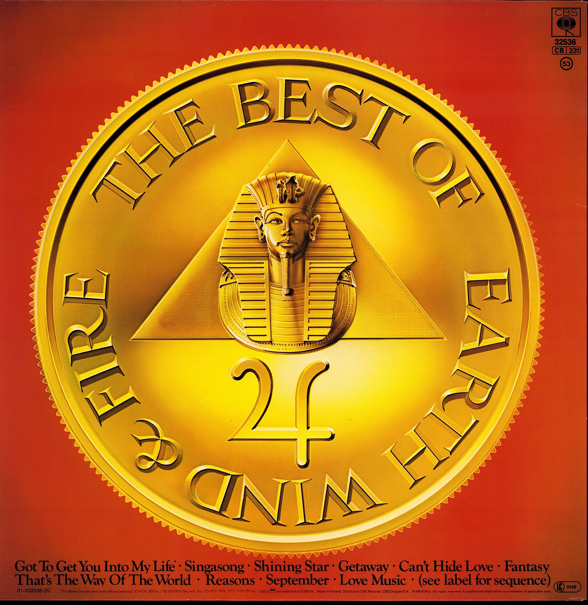 Earth, Wind & Fire - The Best Of Earth Wind & Fire Vol. I Vinyl LP