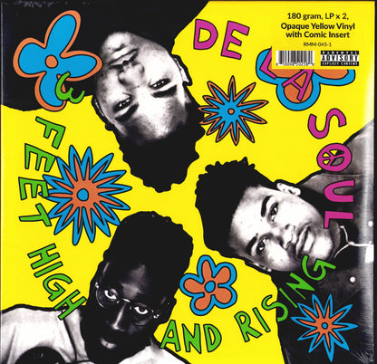 De La Soul ‎- 3 Feet High And Rising Yellow Opaque Vinyl 2LP