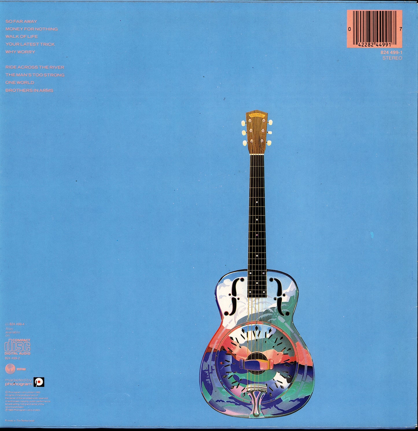 Dire Straits - Brothers In Arms Vinyl LP | DE Original | 1985 Kopie