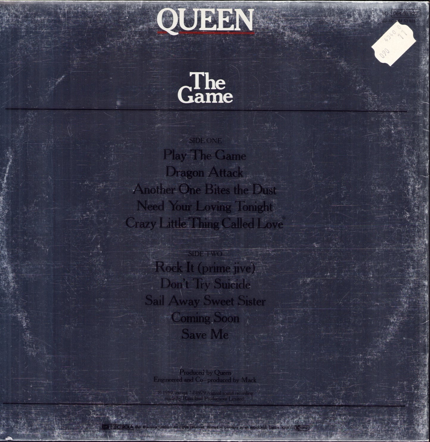 Queen - The Game Vinyl LP