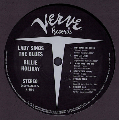 Billie Holiday ‎– Lady Sings The Blues Vinyl LP