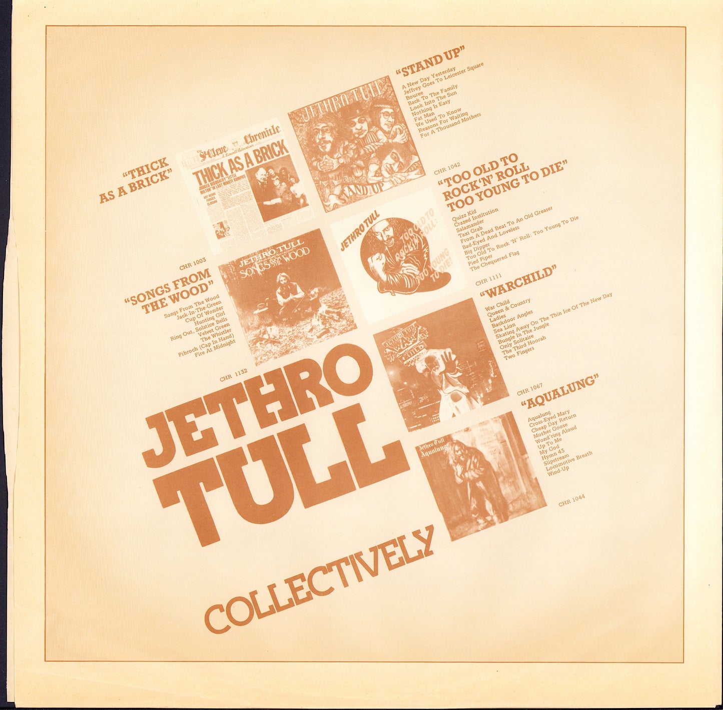 Jethro Tull - Songs from the Wood Vinyl LP