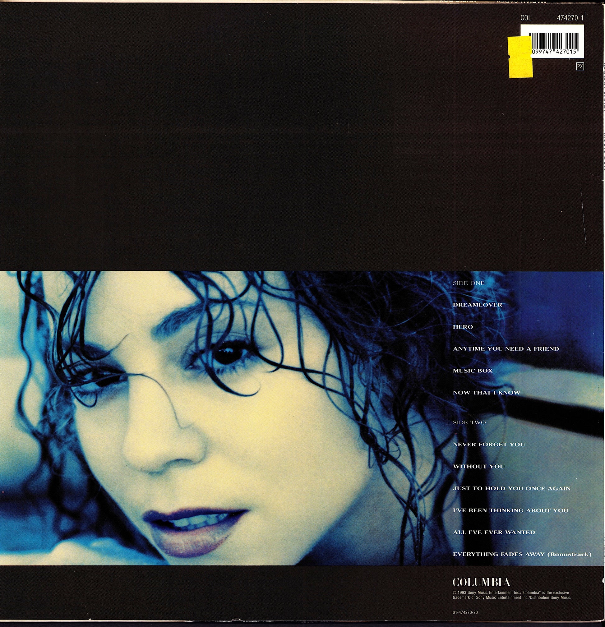 Mariah Carey - Emotions Vinyl LP | EU Original | 1991 Kopie