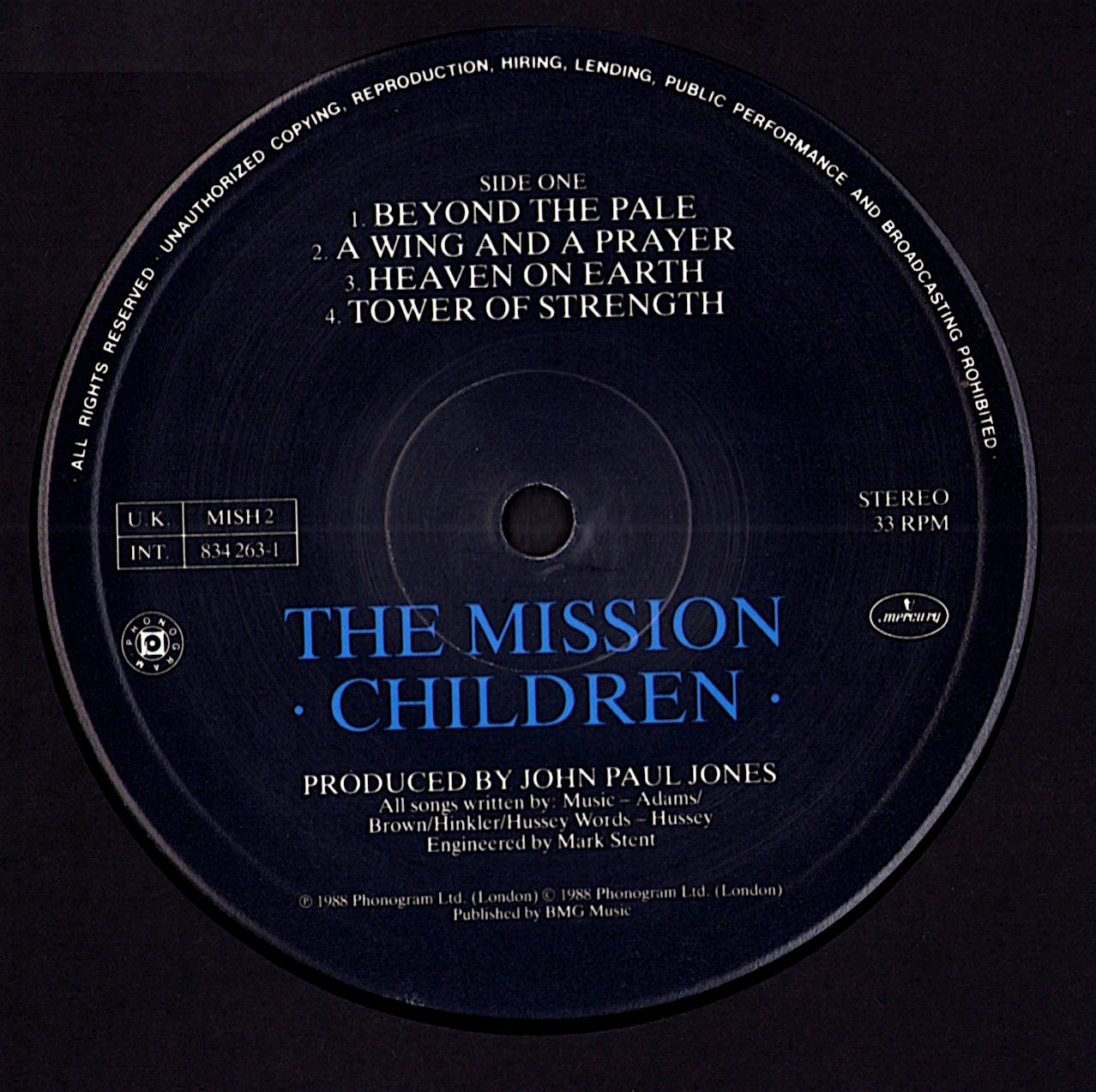 The Mission - Children (Vinyl LP | UK Original | 1988)