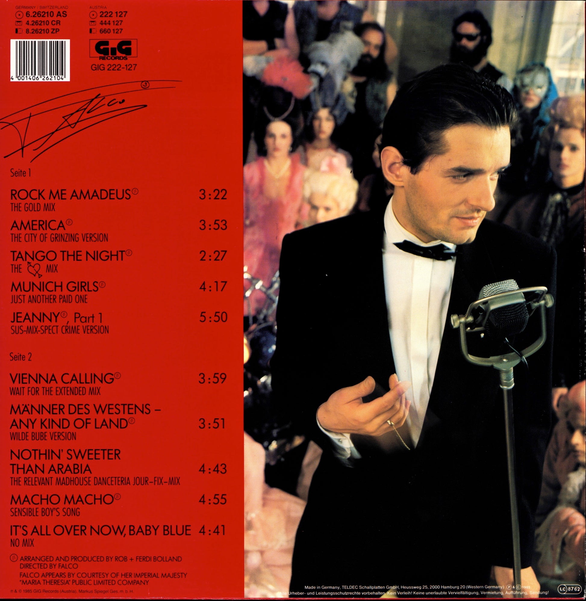 Falco ‎- Falco 3 Vinyl LP