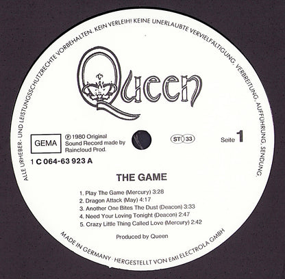 Queen - The Game Vinyl LP