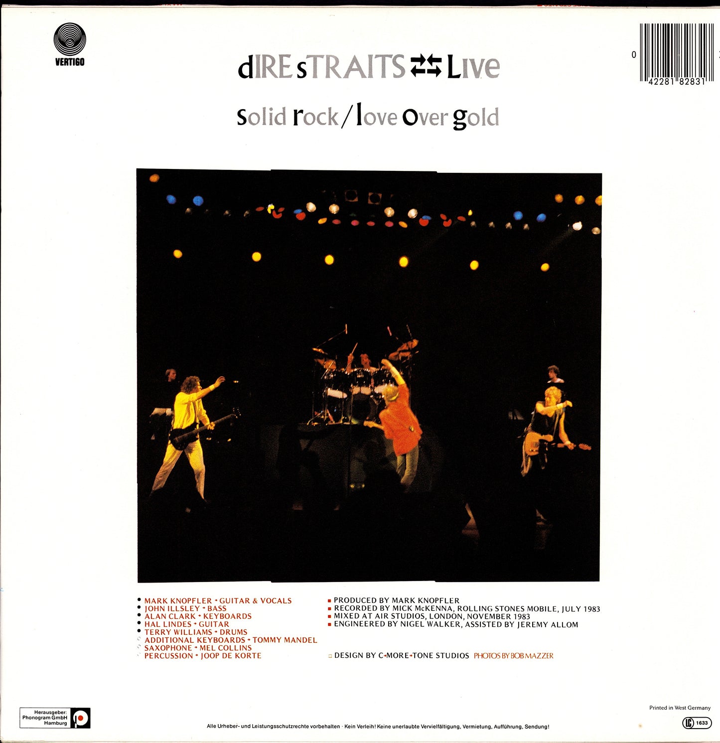 Dire Straits – Live - Love Over Gold / Solid Rock Vinyl 12" Maxi-Single