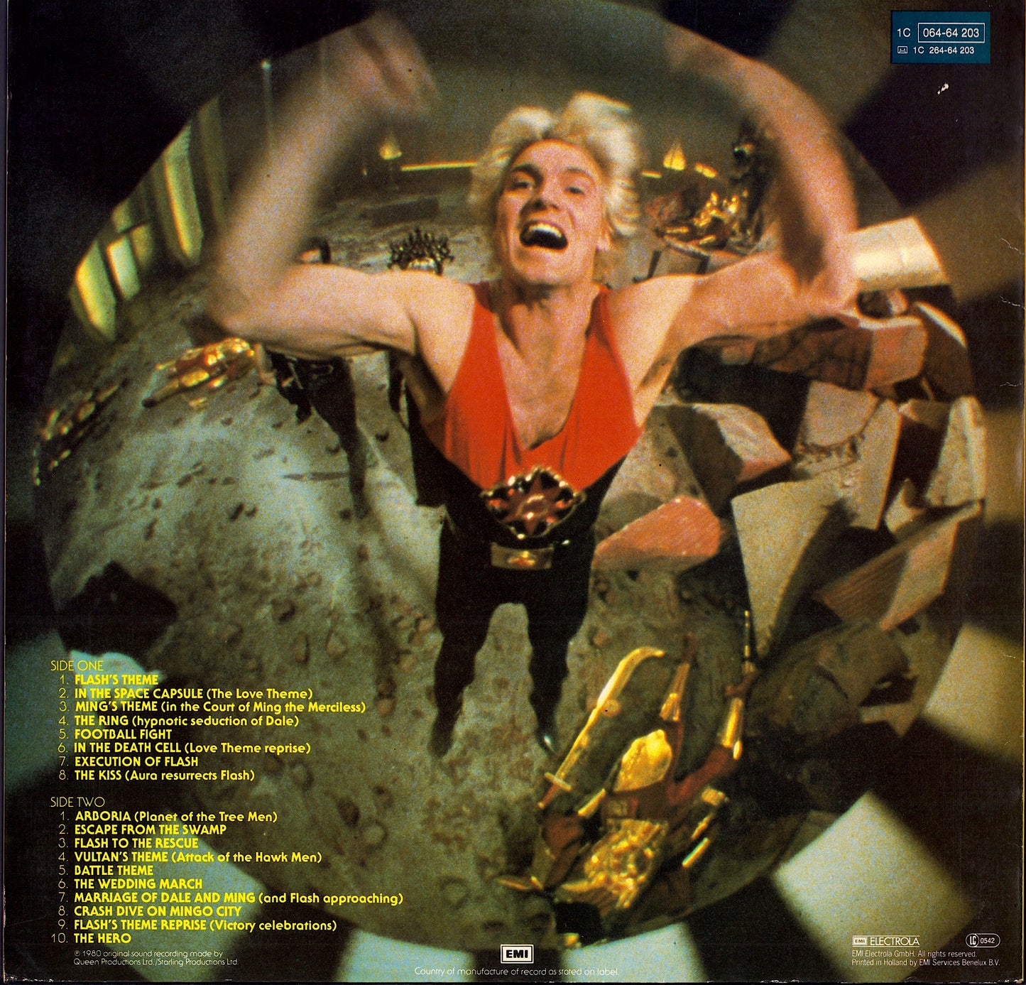 Queen ‎- Flash Gordon Original Soundtrack Music Vinyl LP DE