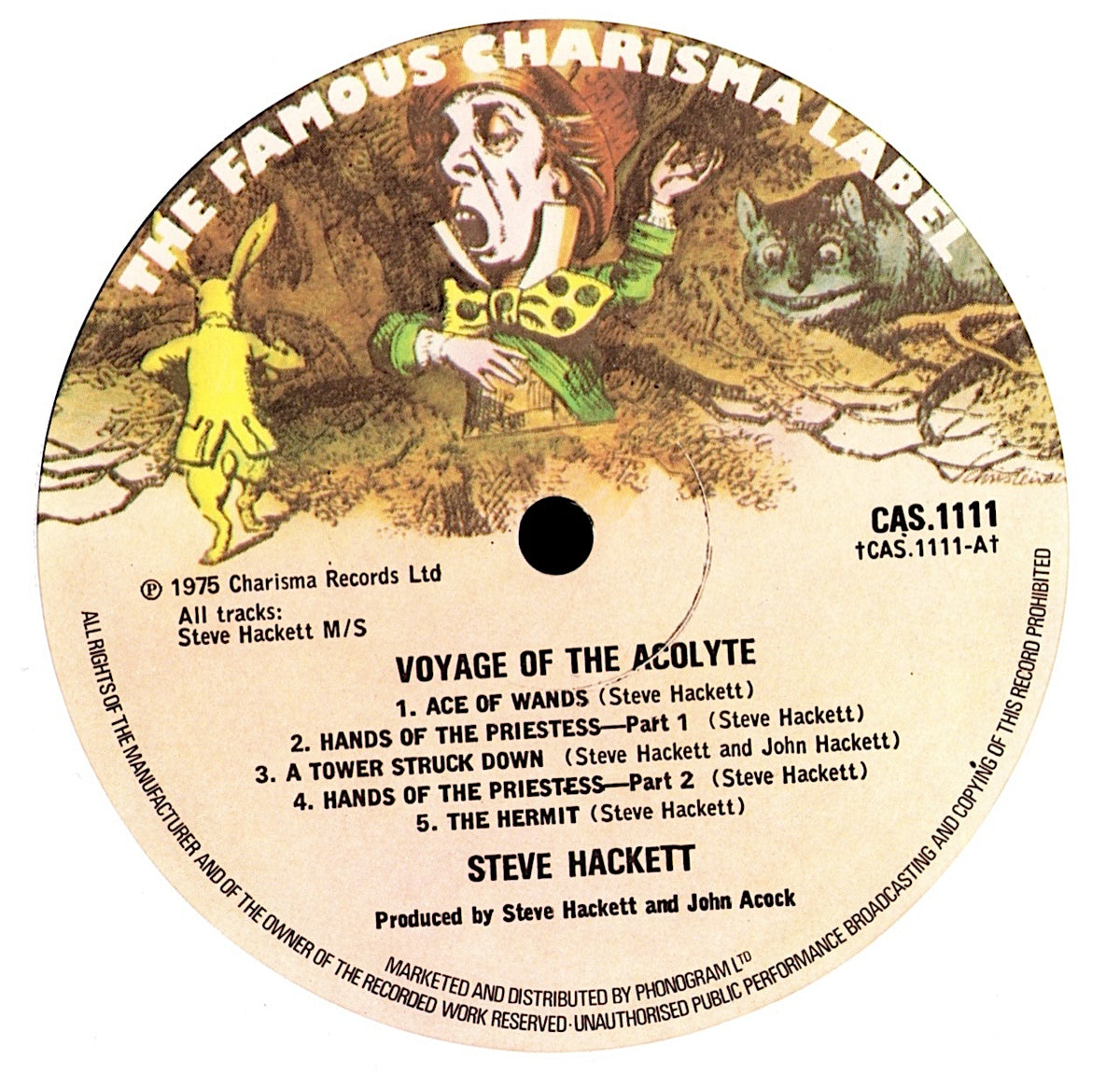 Steve Hackett – Voyage Of The Acolyte Vinyl LP Kopie Kopie