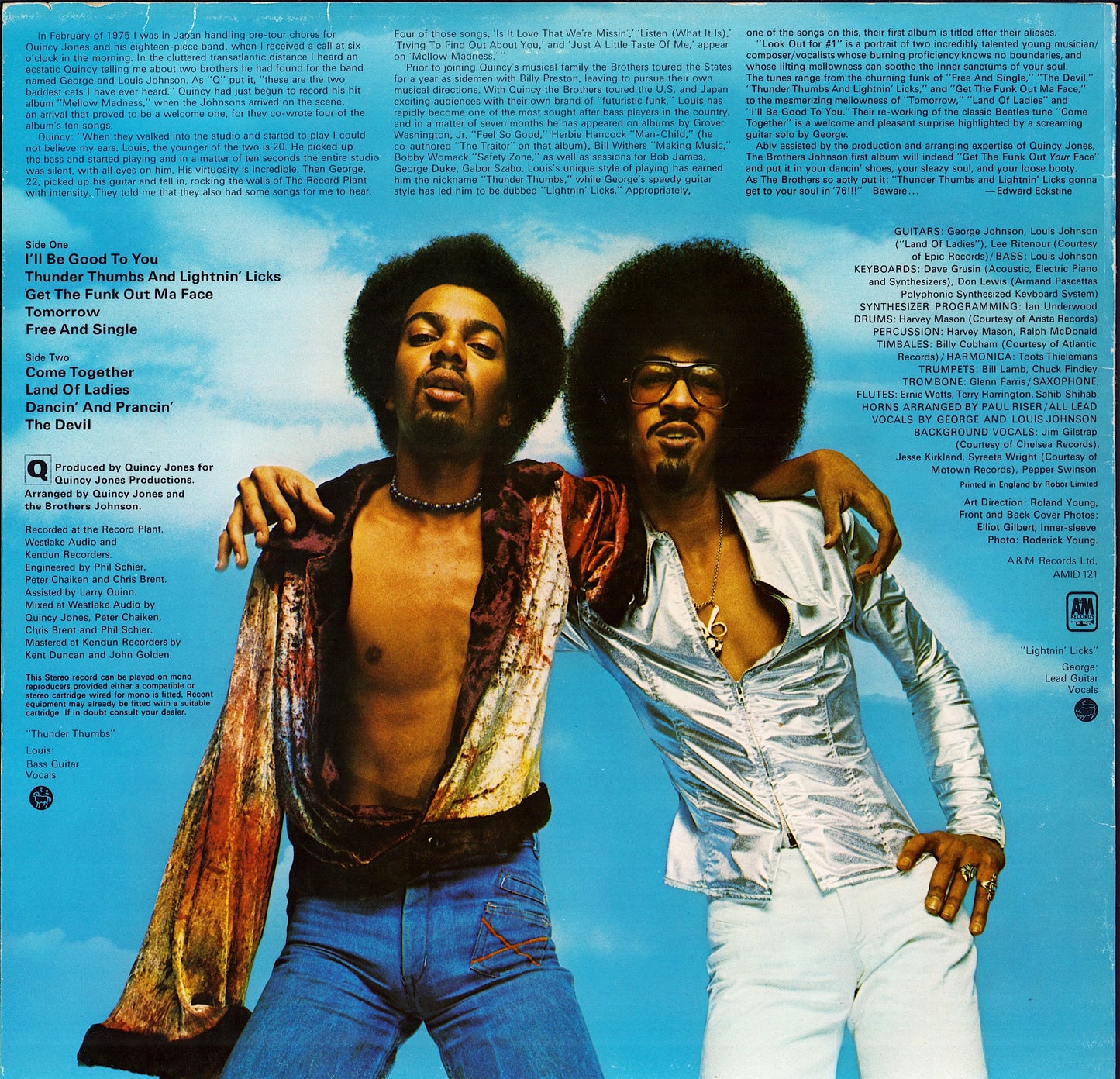 Brothers Johnson – Look Out For #1 Vinyl LP